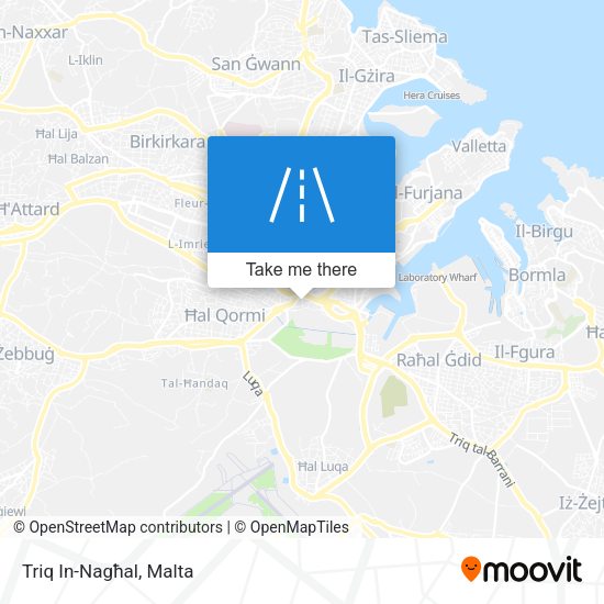 Triq In-Nagħal map