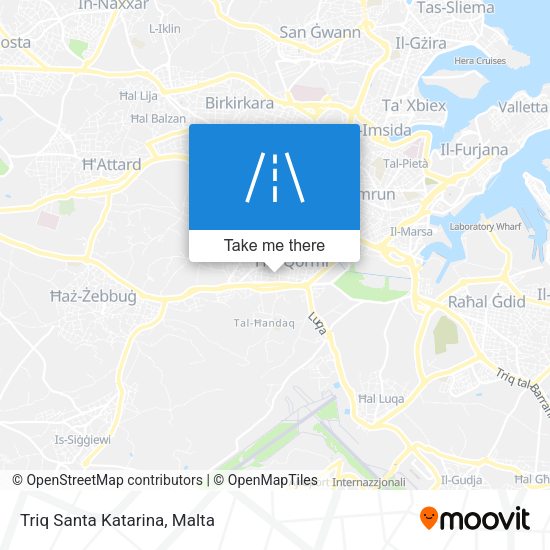 Triq Santa Katarina map