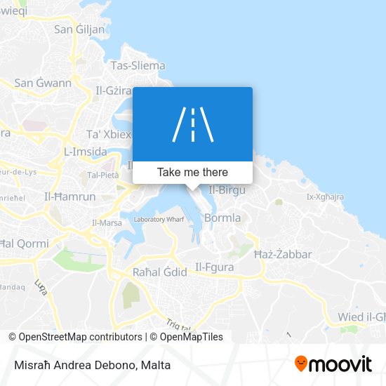 Misraħ Andrea Debono map