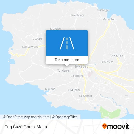 Triq Ġużè Flores map