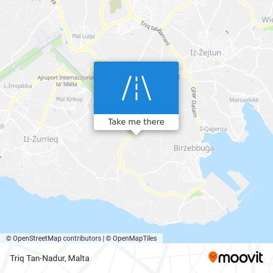 Triq Tan-Nadur map