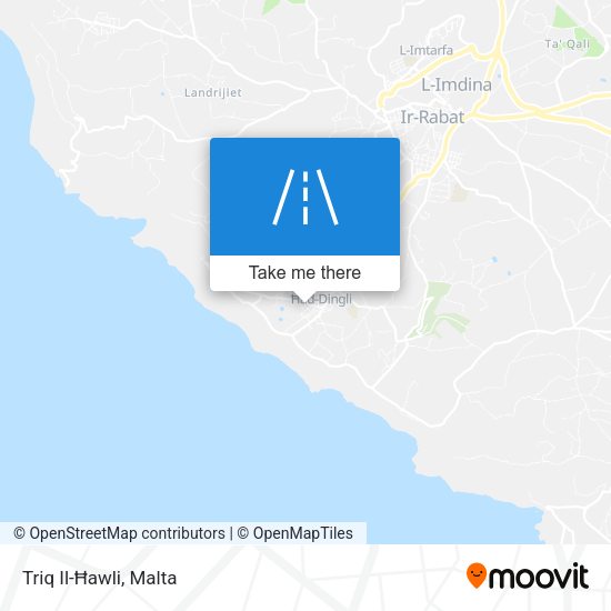 Triq Il-Ħawli map