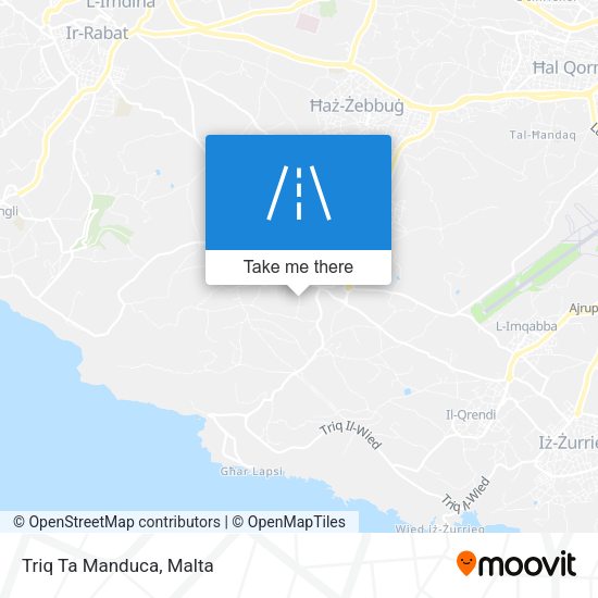 Triq Ta Manduca map