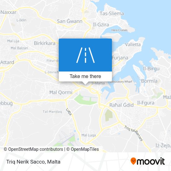 Triq Nerik Sacco map
