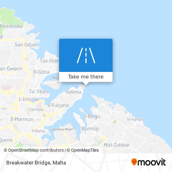 Breakwater Bridge map