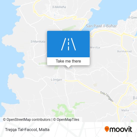 Trejqa Tal-Faccol map