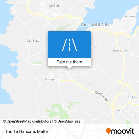 Triq Ta Hanxara map
