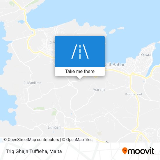 Triq Għajn Tuffieħa map