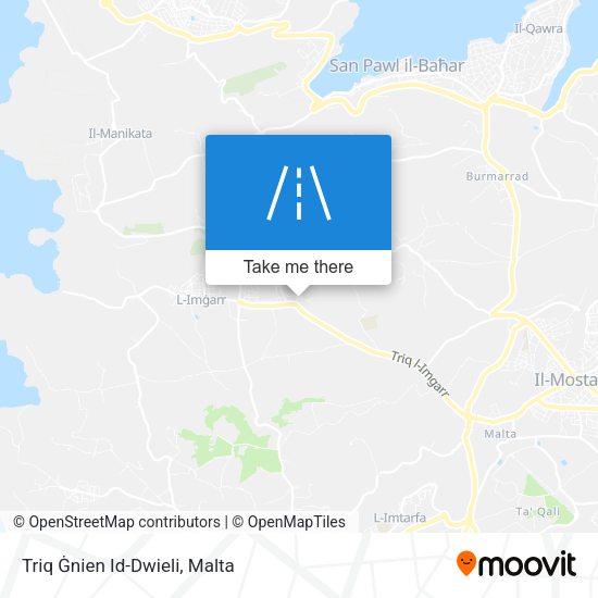 Triq Ġnien Id-Dwieli map