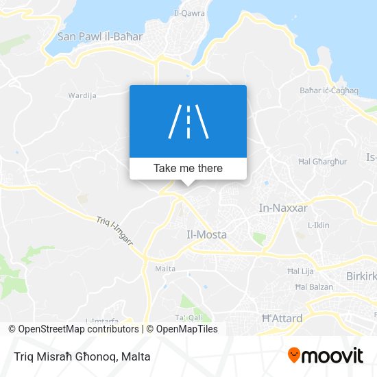 Triq Misraħ Għonoq map