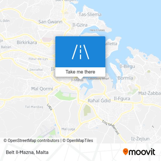 Belt Il-Ħazna map