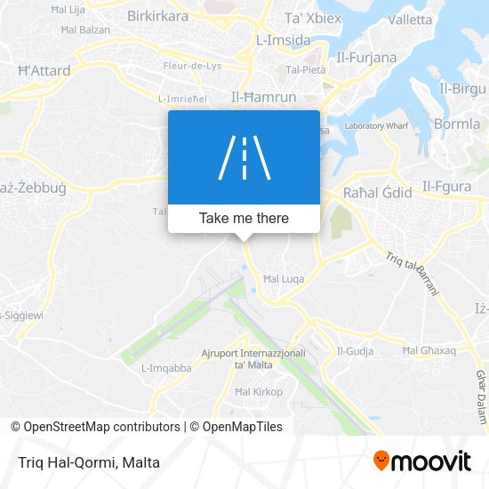 Triq Hal-Qormi map