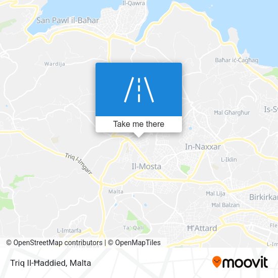 Triq Il-Ħaddied map