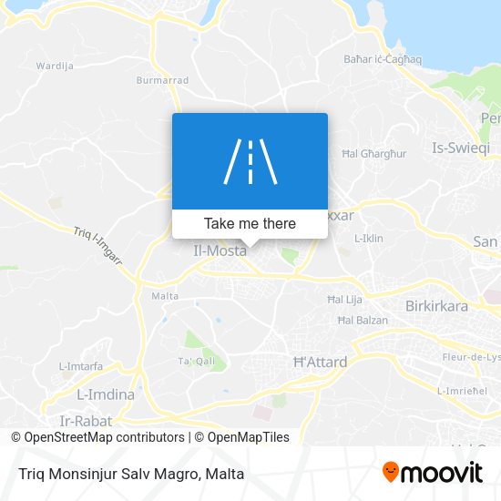 Triq Monsinjur Salv Magro map