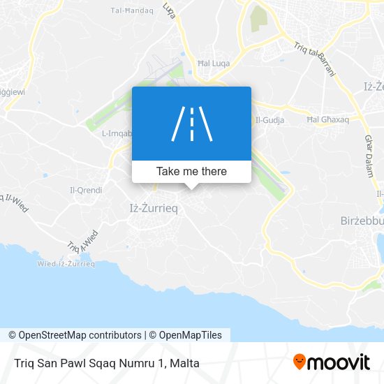 Triq San Pawl Sqaq Numru 1 map