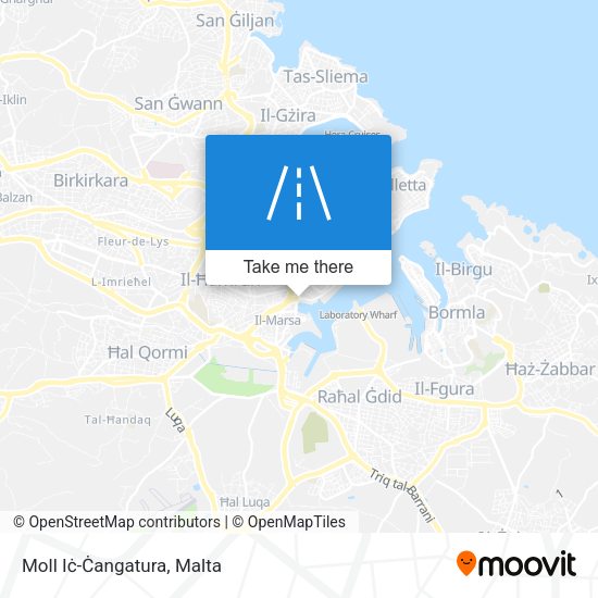 Moll Iċ-Ċangatura map