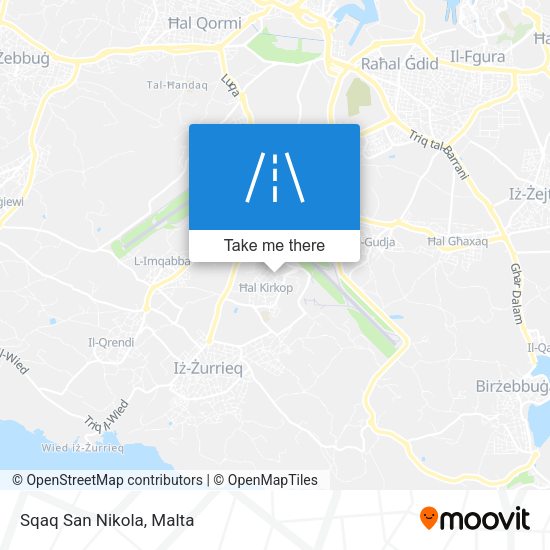Sqaq San Nikola map