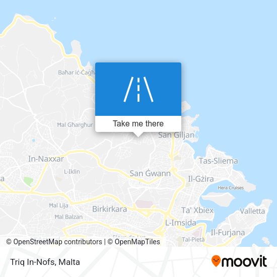 Triq In-Nofs map