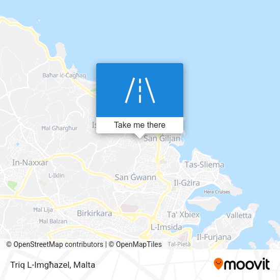 Triq L-Imgħazel map