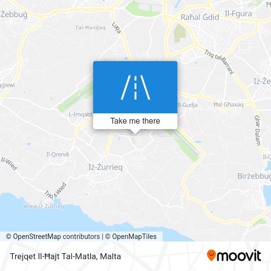 Trejqet Il-Ħajt Tal-Matla map