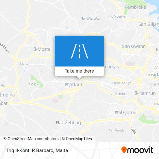 Triq Il-Konti R Barbaro map
