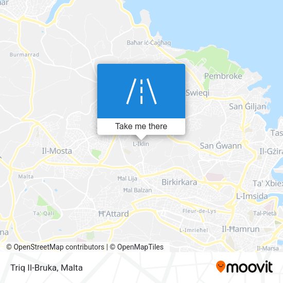 Triq Il-Bruka map