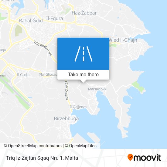 Triq Iz-Zejtun Sqaq Nru 1 map