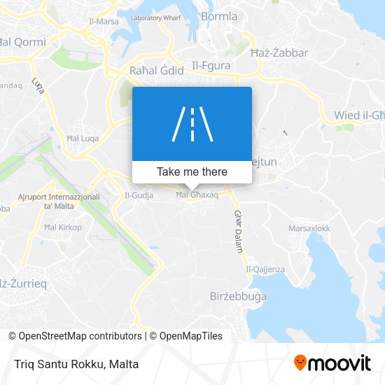 Triq Santu Rokku map