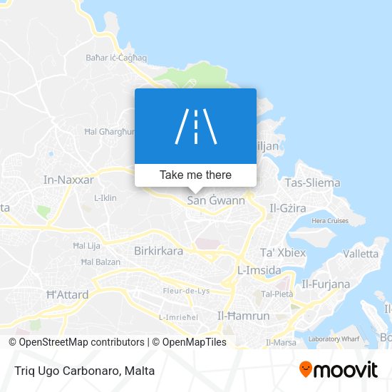 Triq Ugo Carbonaro map