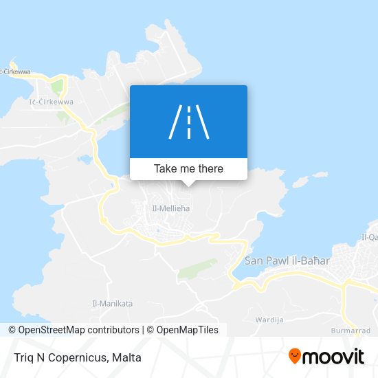 Triq N Copernicus map