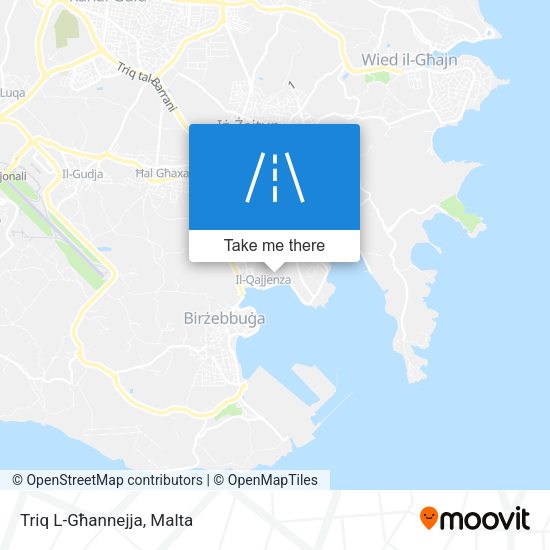 Triq L-Għannejja map