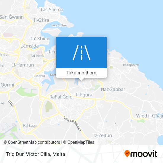 Triq Dun Victor Cilia map