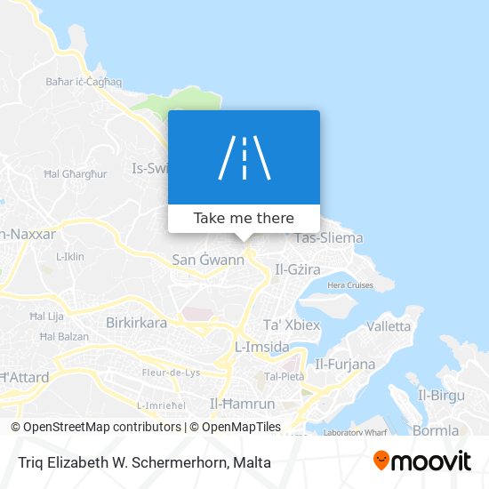 Triq Elizabeth W. Schermerhorn map