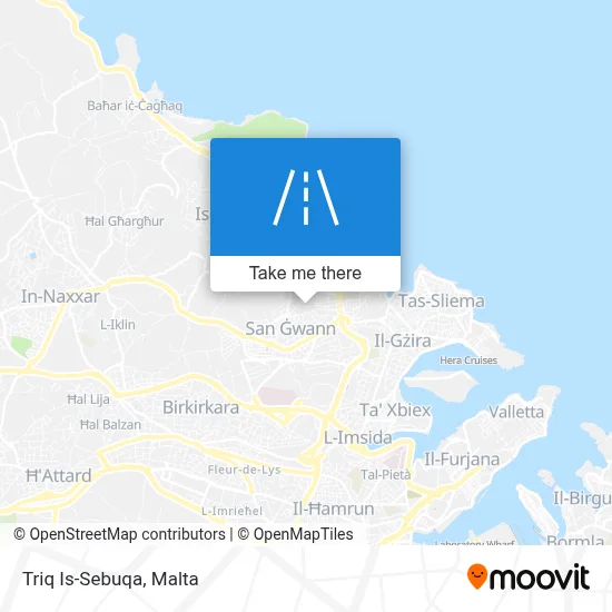 Triq Is-Sebuqa map