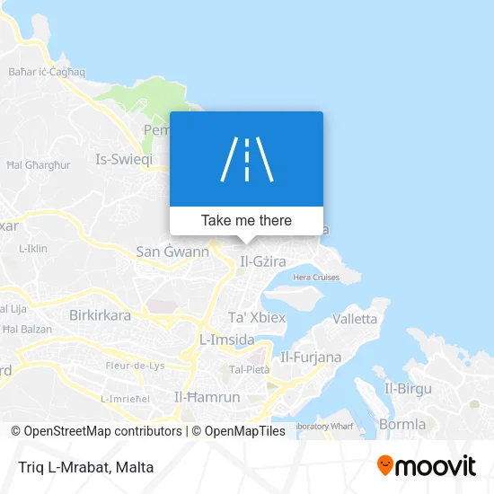 Triq L-Mrabat map