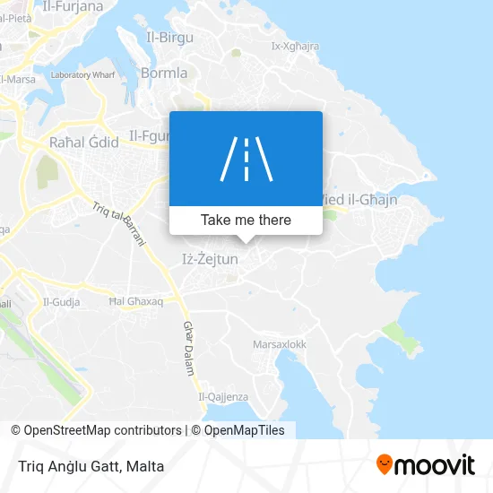 Triq Anġlu Gatt map