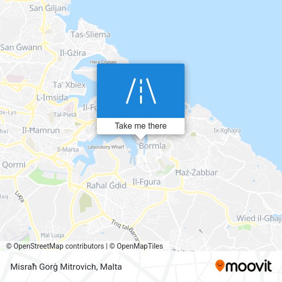 Misraħ Gorġ Mitrovich map