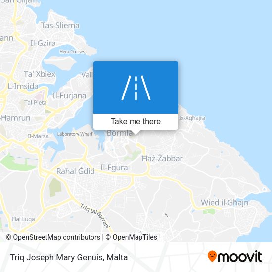 Triq Joseph Mary Genuis map