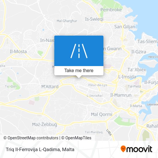 Triq Il-Ferrovija L-Qadima map