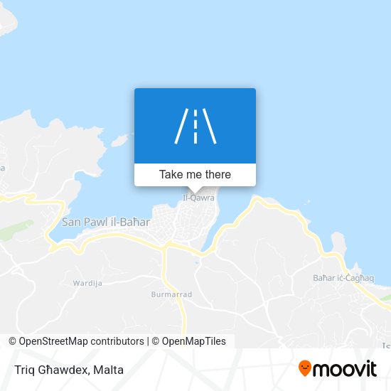 Triq Għawdex map