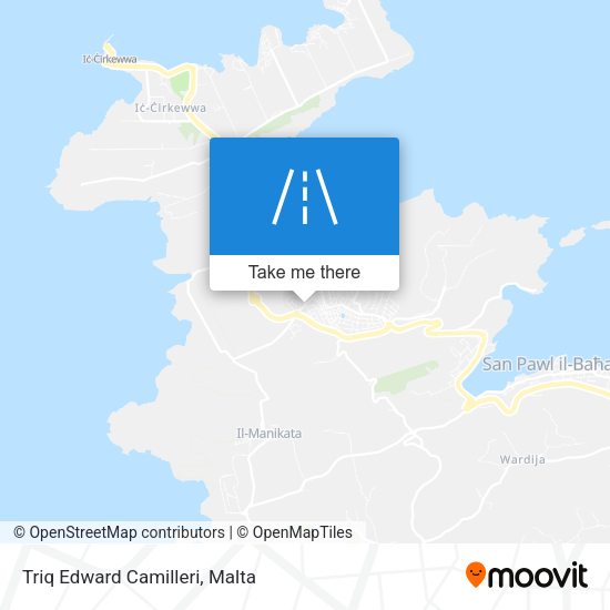 Triq Edward Camilleri map