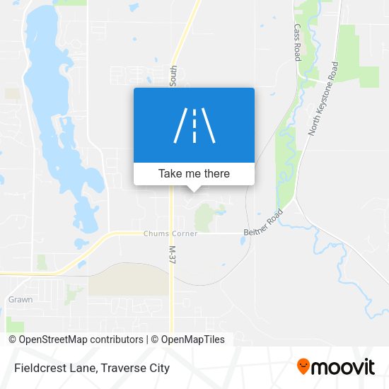 Mapa de Fieldcrest Lane