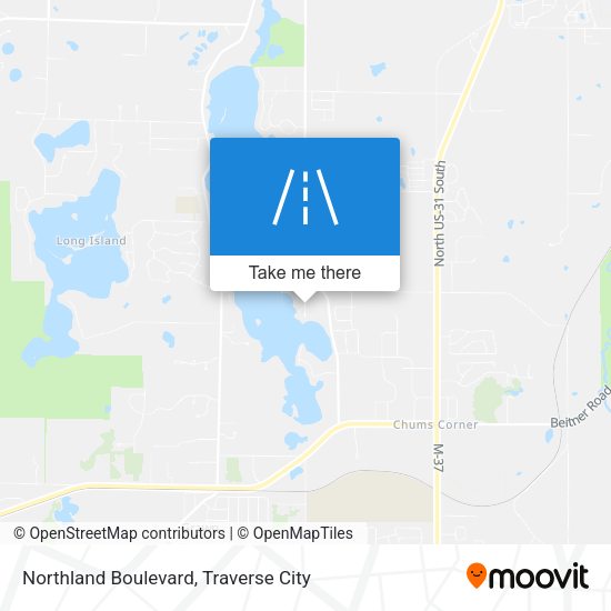 Northland Boulevard map