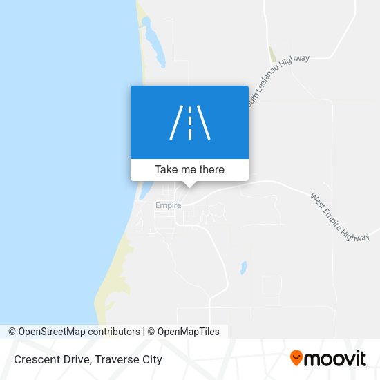 Crescent Drive map
