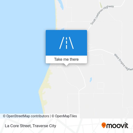 La Core Street map