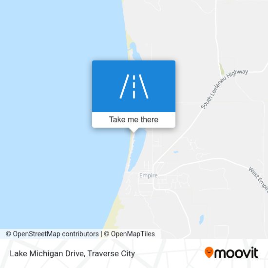 Lake Michigan Drive map