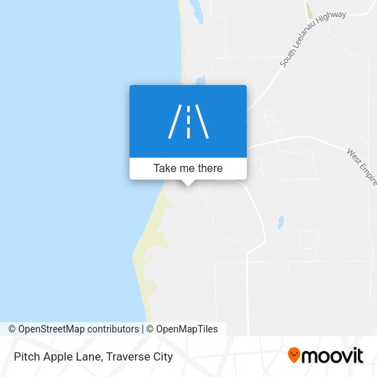 Pitch Apple Lane map