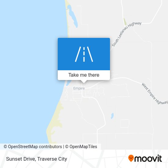 Sunset Drive map