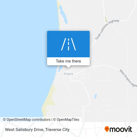 Mapa de West Salisbury Drive