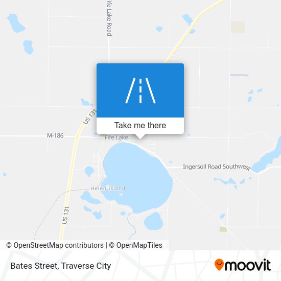 Bates Street map